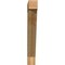 Ekena Millwork Traditional Block Rough Sawn Bracket, Western Red Cedar, 6"W x 38"D x 46"H BKT06X38X46TRA05RWR - alternate 4